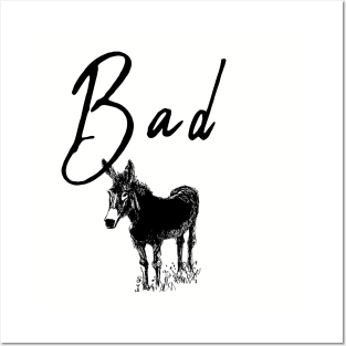 Funny Bad Ass Donkey Tshirt, Funny Shirts, Sarcastic tshirts, Sarcastic Women Shirt, Funny Men Shirt, Funny Gift for him, shirt Posters and Art